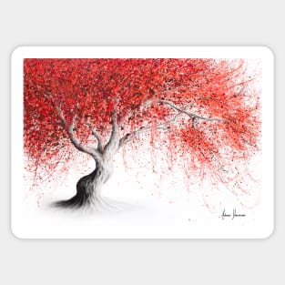 Strawberry Fall Tree Sticker